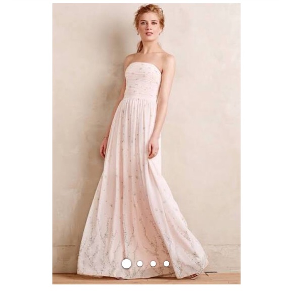 Anthropologie Dresses & Skirts - Anthropologie Sakura Blossoms Gown Maxi Dress